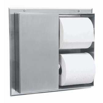 Dwustronny podajnik papieru toaletowego Bobrick CLASSIC® B-386